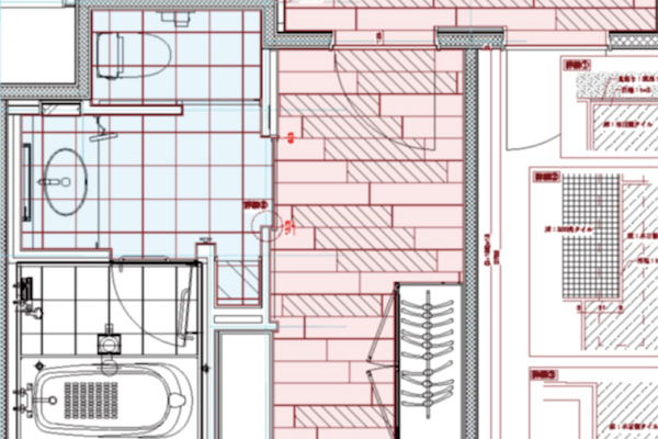 CAD・BIM_タイル割図